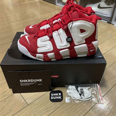 nike air uptempo supreme fake|supreme nike air foamposite.